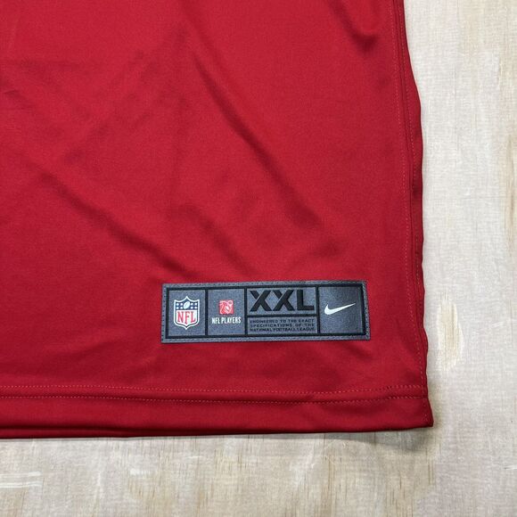 NEW XXL Tom Brady Tampa Bay Buccaneers Nike #12 Retired Player Jersey Red SEWN - Picture 2 of 16